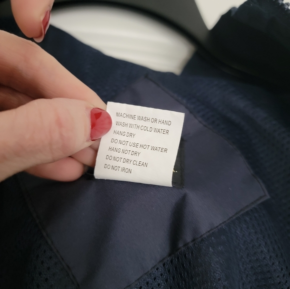 UNITED STATES NAVAL ACADEMY NAVY EMBROIDERED RAIN SPRING JACKET SIZE SMALL - Picture 3 of 11